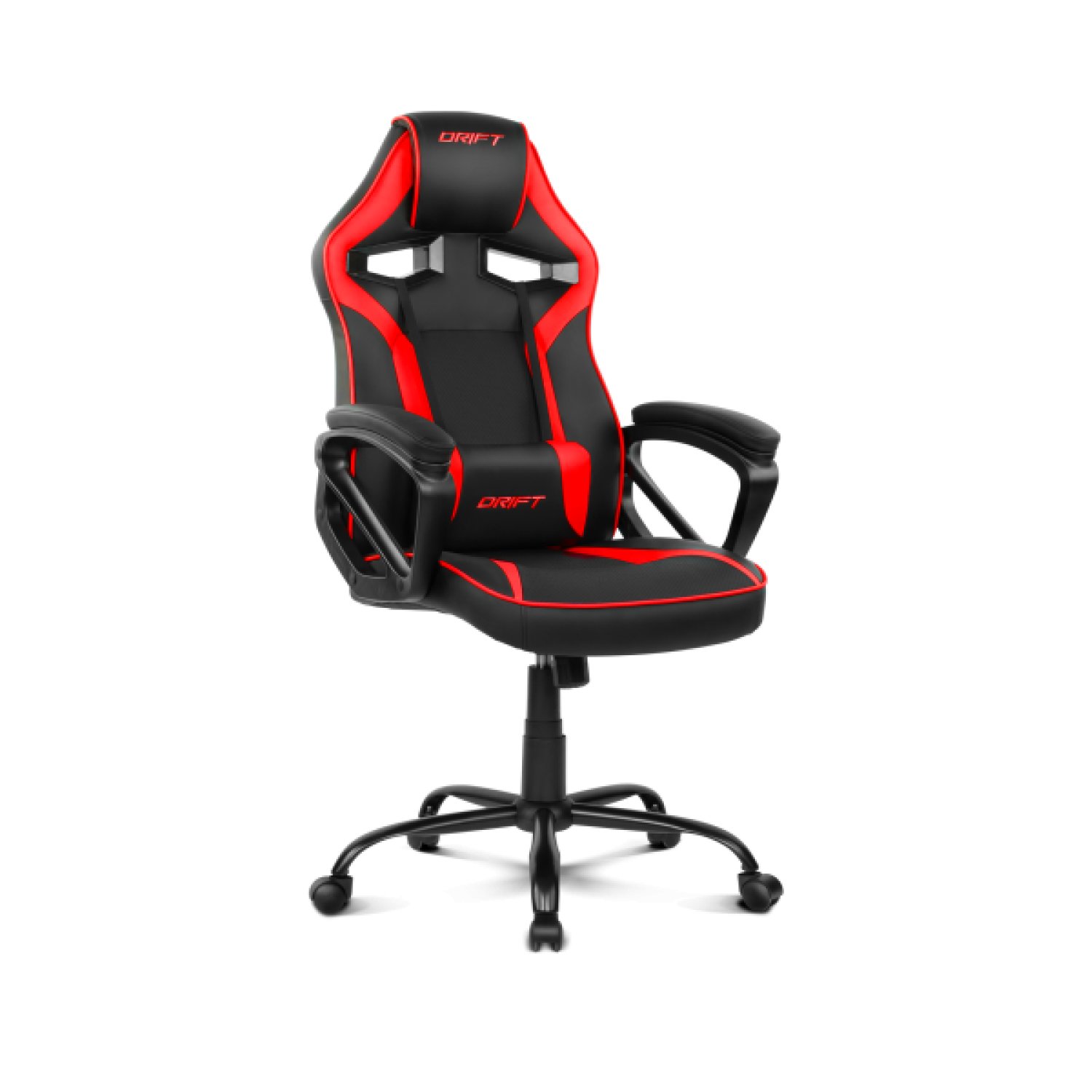 Drift DR50 · Silla Gaming PC · Asiento Acolchado Tapizado · Negro