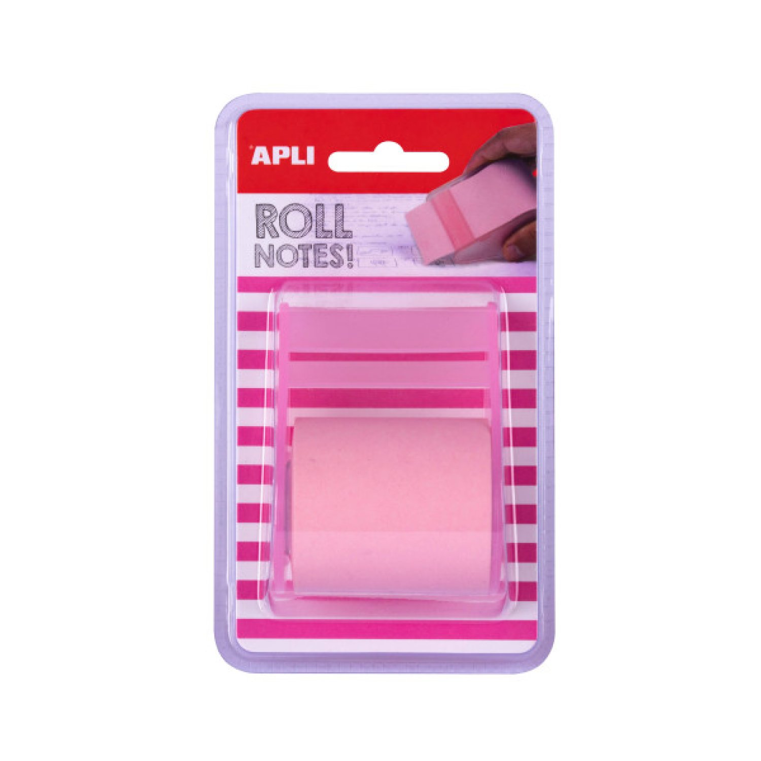 APLI · Notas Autoadhesivas · Rosa · Pack 100 Unidades