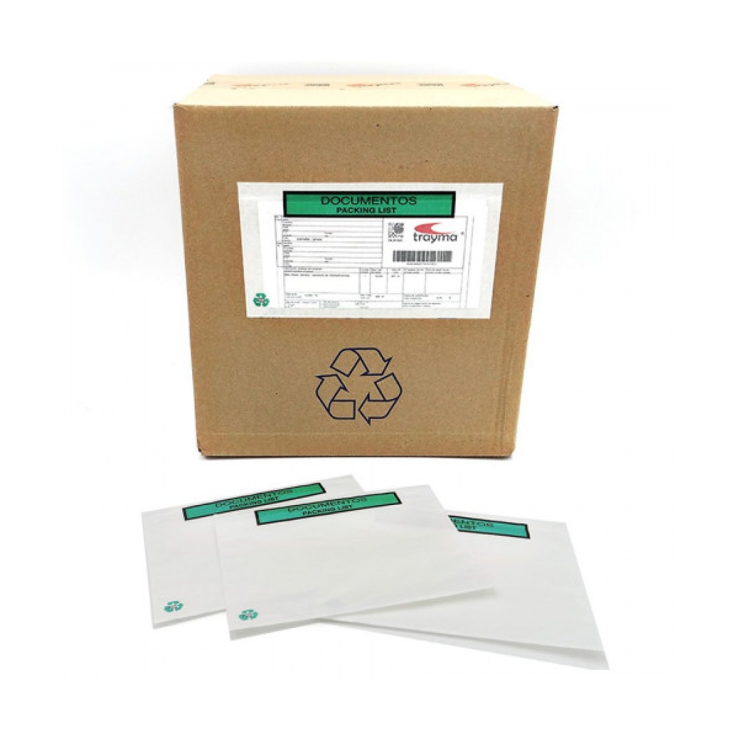 Caja 1000 Sobres Adhesivos Packing List · 240x175 mm · 100% Papel · Impreso
