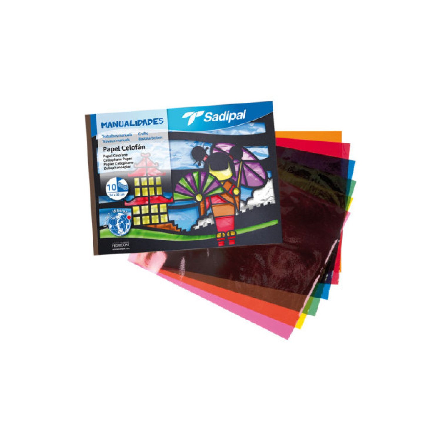 Fabriano · Bloc Papel Transparente · 10 Hojas · Celofán para Manualidades