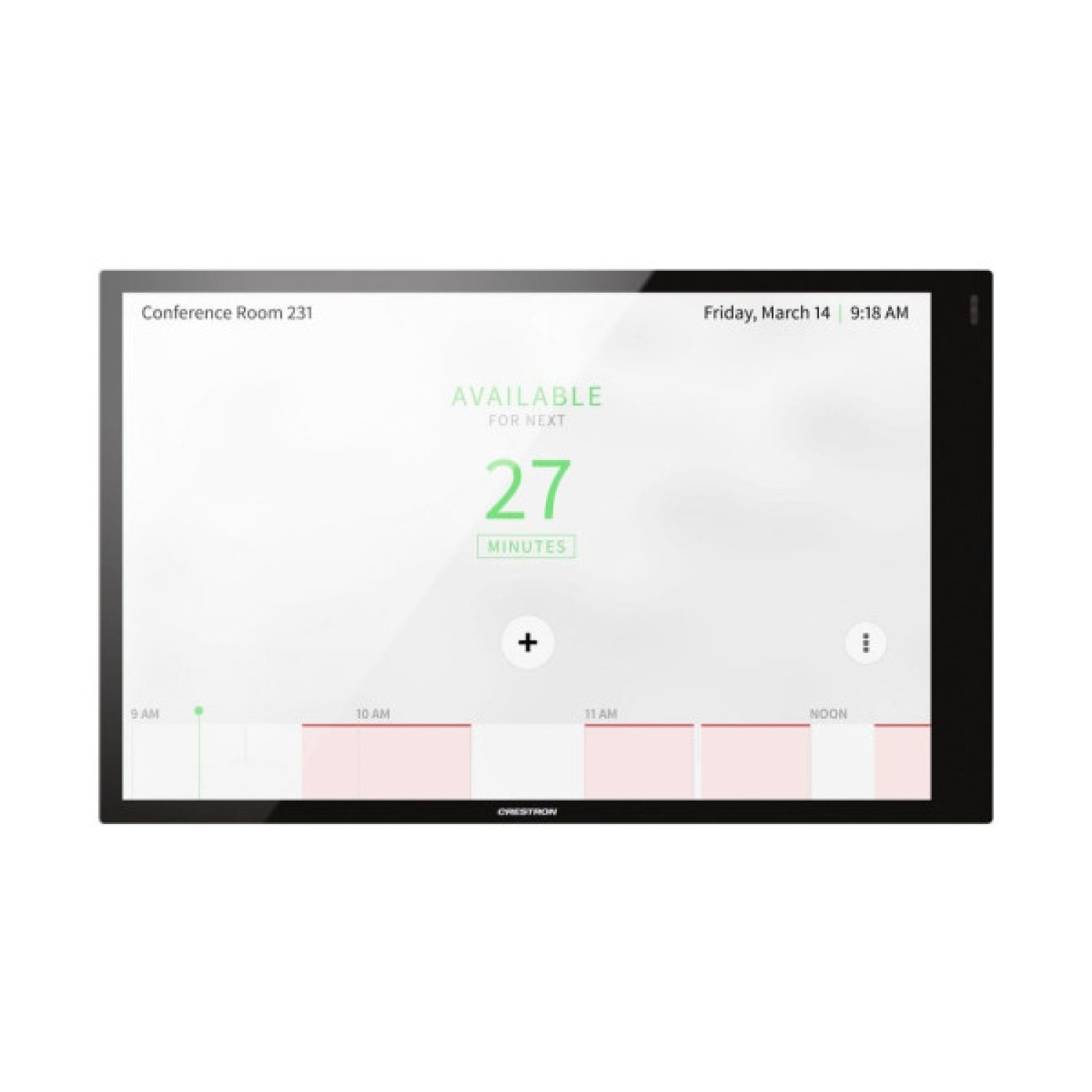 Crestron TSW-1070 · Pantalla Táctil 10,1" · Empotrable · Negra mate
