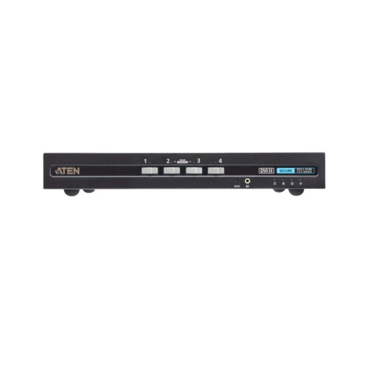 ATEN Switch KVM Seguridad · 4 Puertos DVI USB · Compatible PSD PP v4.0