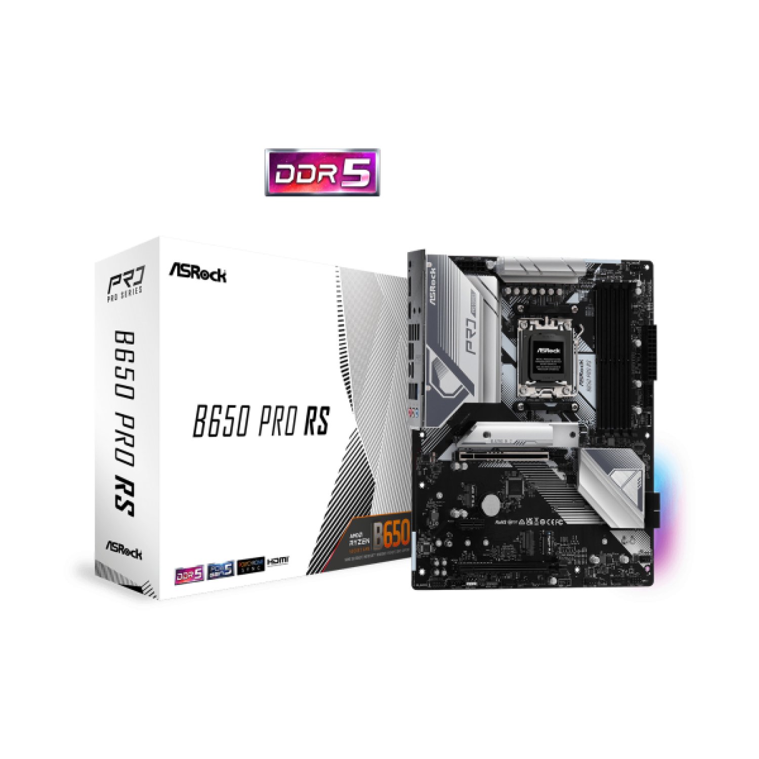 ASRock B650 Pro RS · Placa Base AMD AM5 · ATX · B650
