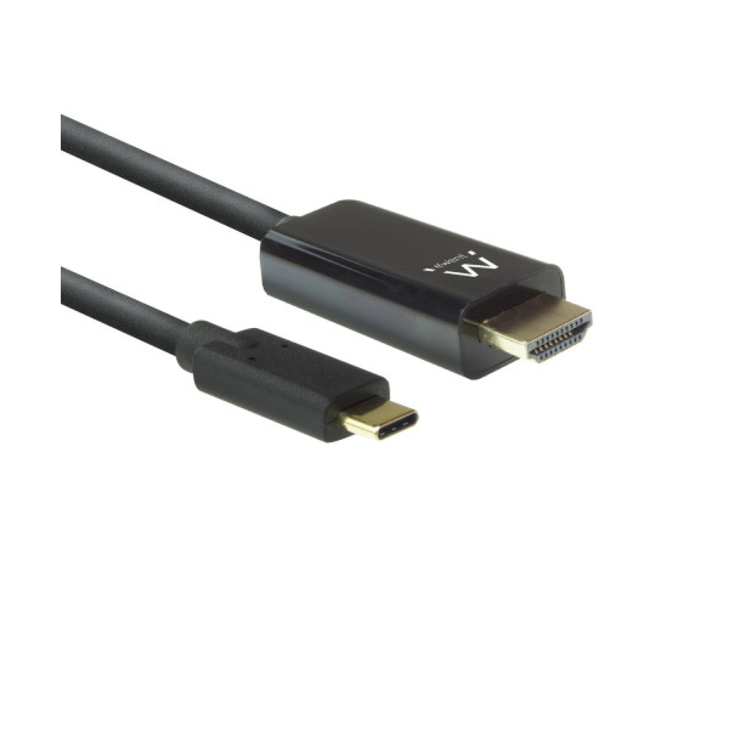 Ewent EW9824 · Adaptador USB-C a HDMI · 2m · Negro