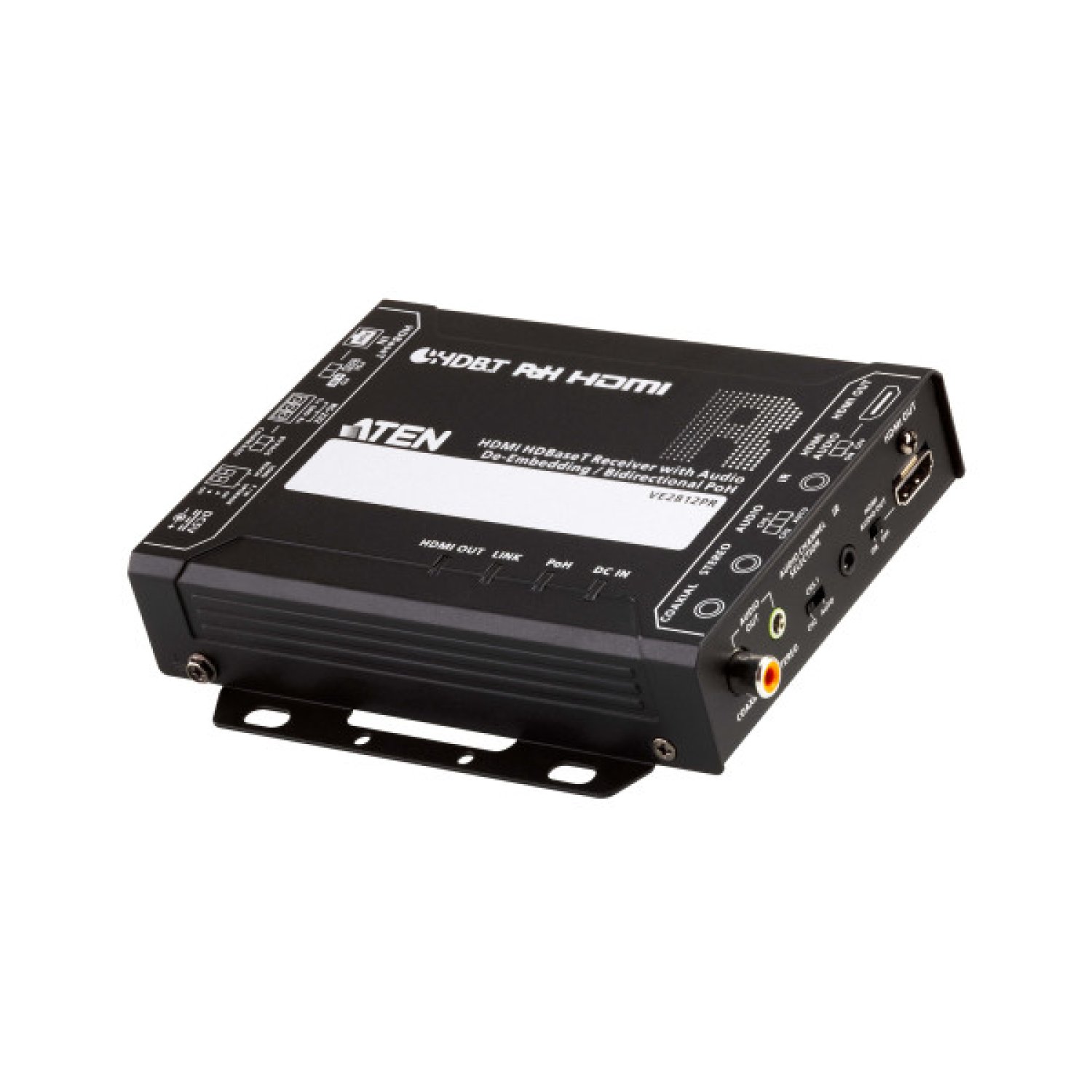 Aten Receptor HDMI 4K · HDBASEt · Alcance Hasta 100m · Desembebedor Audio · PoH · IR · RS-232