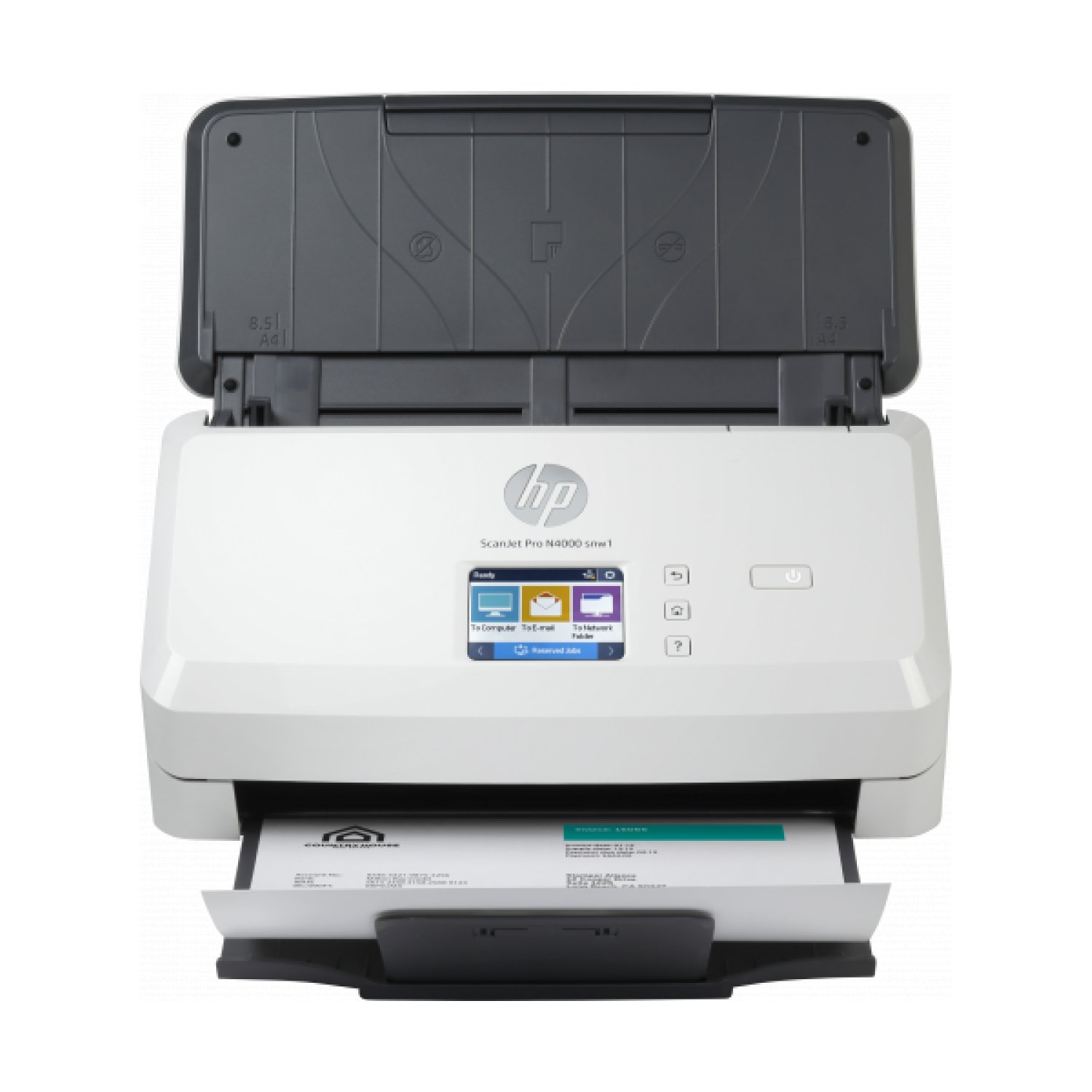 HP ScanJet Pro N4000 SNW1 · Escáner alimentado · 600x600 DPI · A4 · Negro/Blanco