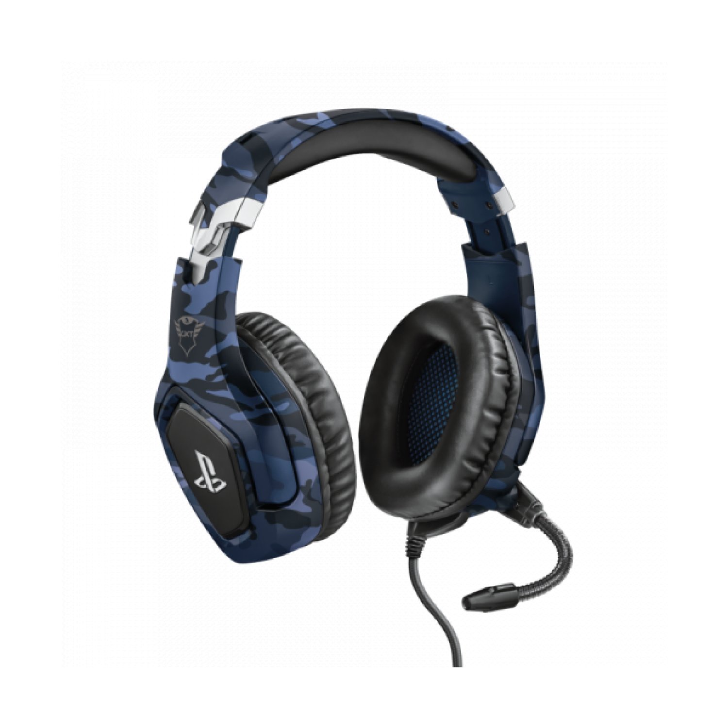 Trust GXT 488 Forze · Auriculares Diadema · PS4 · Jack 3,5mm · Negro/Azul