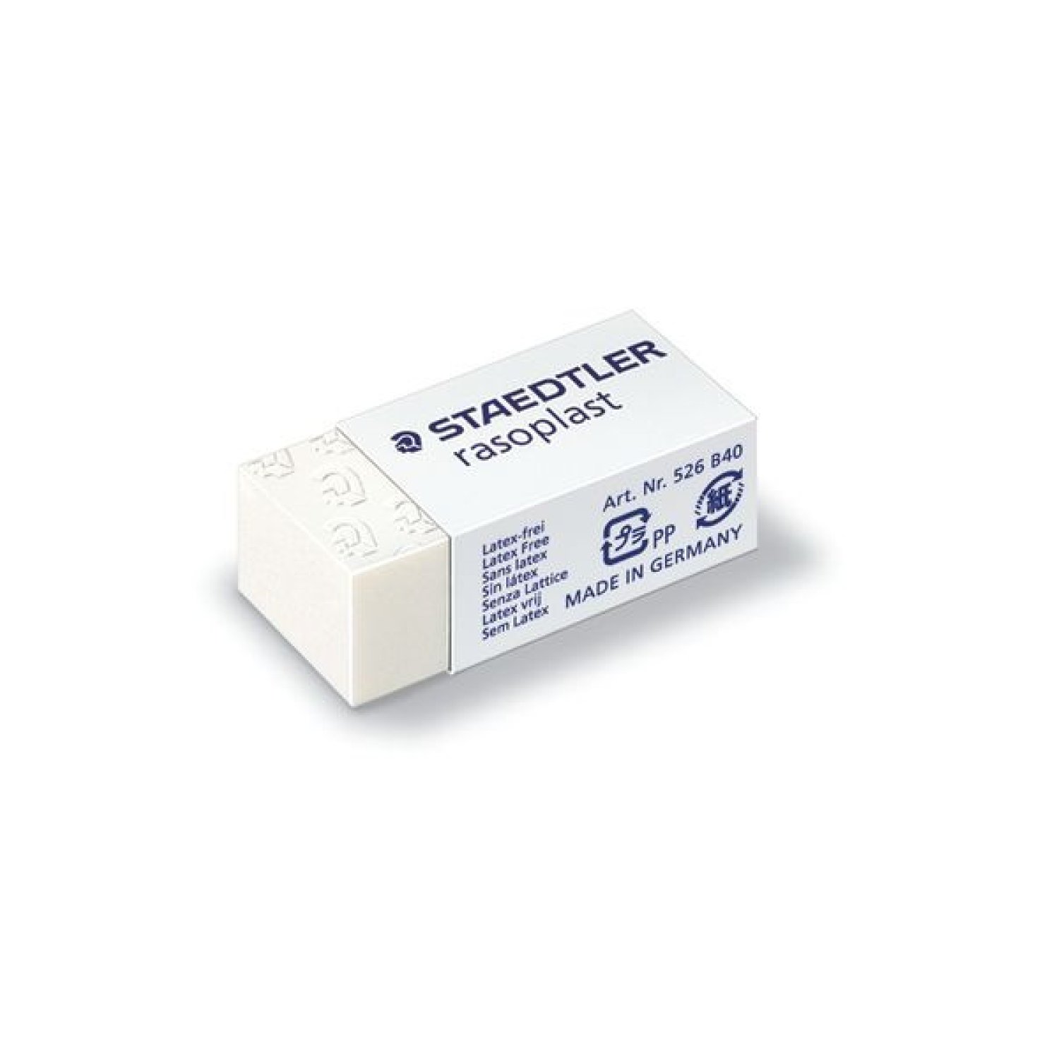 Staedtler Rasoplast · Goma de Borrar · 40 x 33 x 16 mm