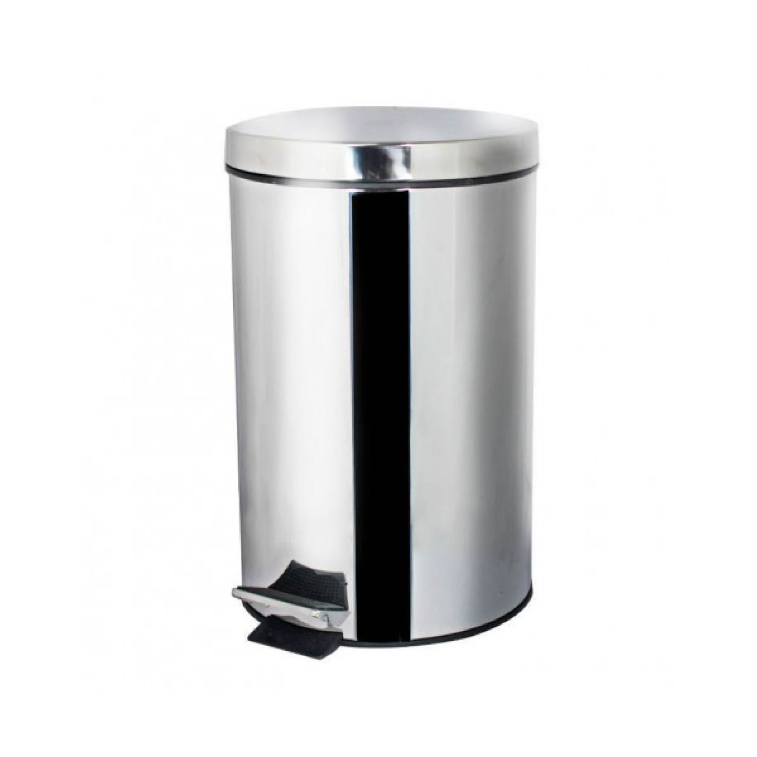 Dahi Papelera Acero Inoxidable · 20L · Diseño Redondo