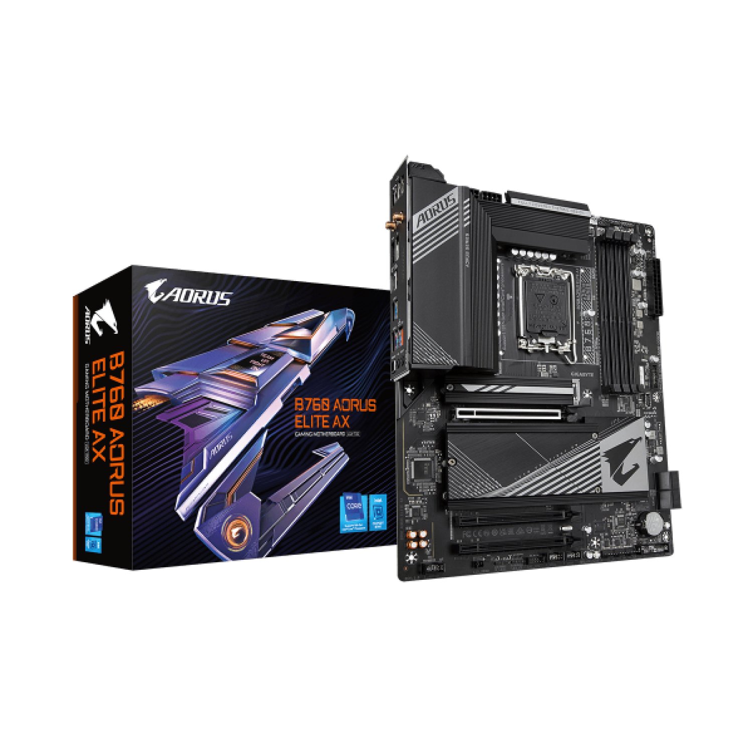 Gigabyte B760 AORUS Elite AX · Placa Base · Socket LGA1700 · WiFi 6E