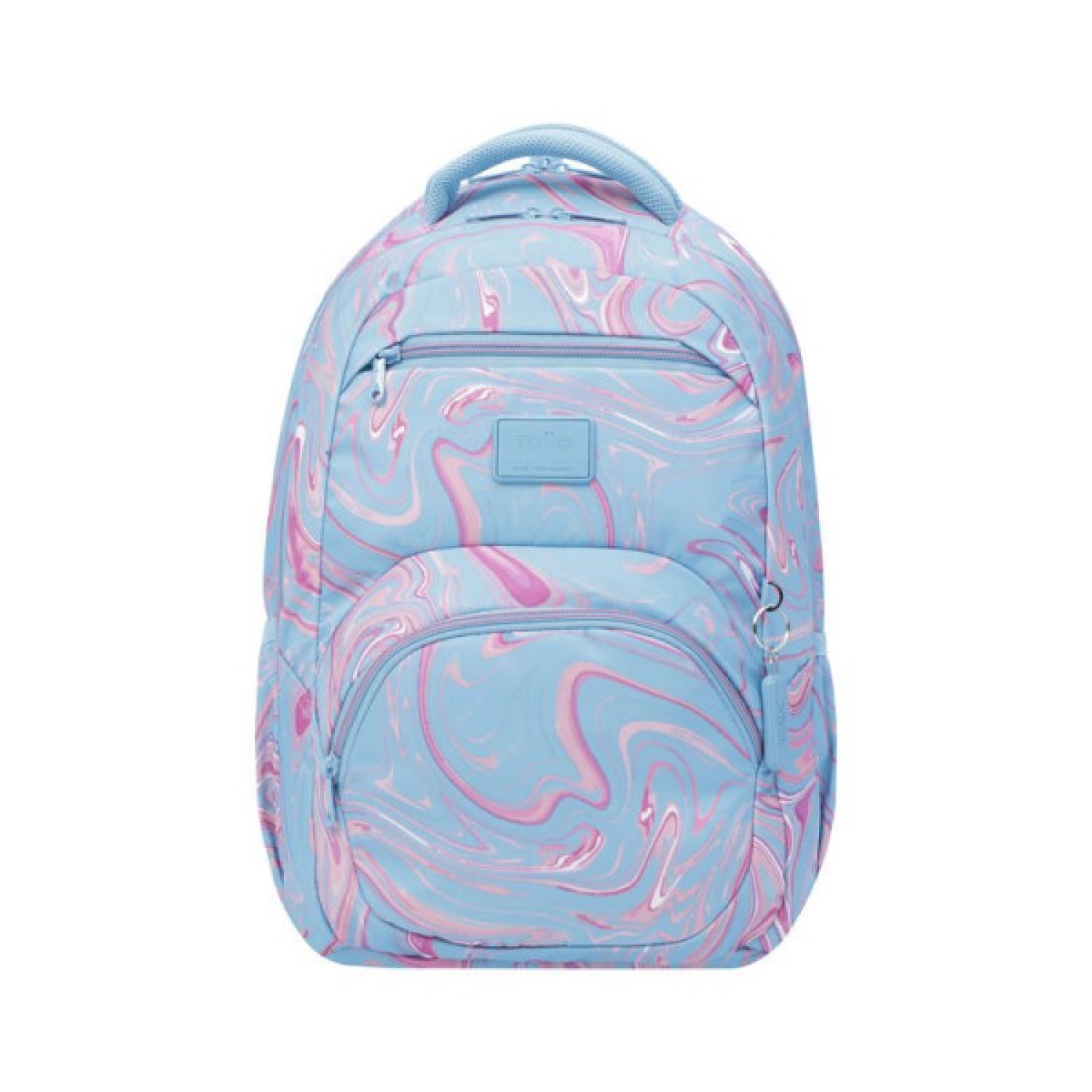 TOTTO Mochila Eco-Friendly · 15,6" · Estampado Verde y Rosa · Tracer 4