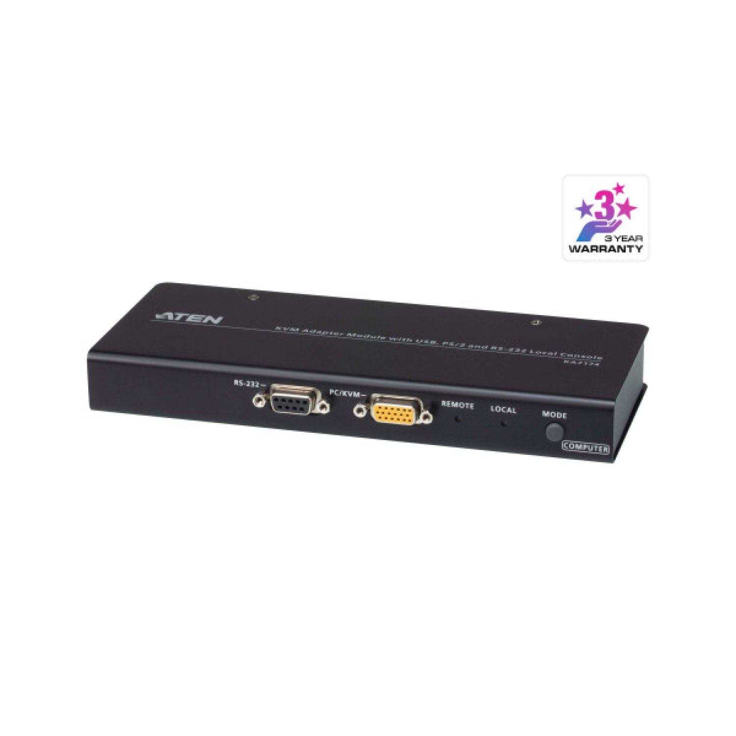 ATEN · Módulo Adaptador KVM · USB + PS/2 + RS-232 · Consola Local