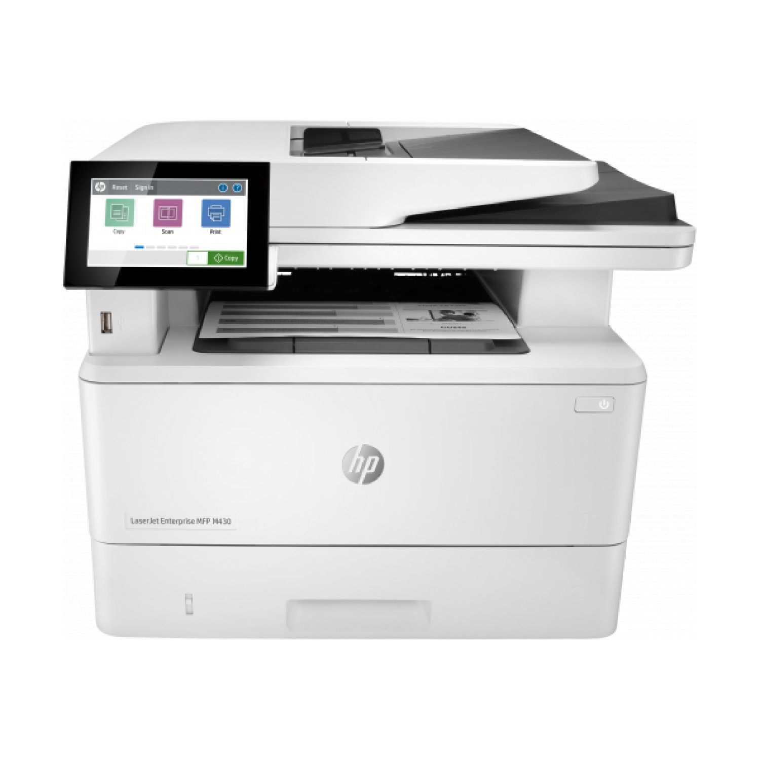 HP LaserJet Enterprise M430f · Multifunción Láser · Impresora/Escáner/Copiadora · Monocromo