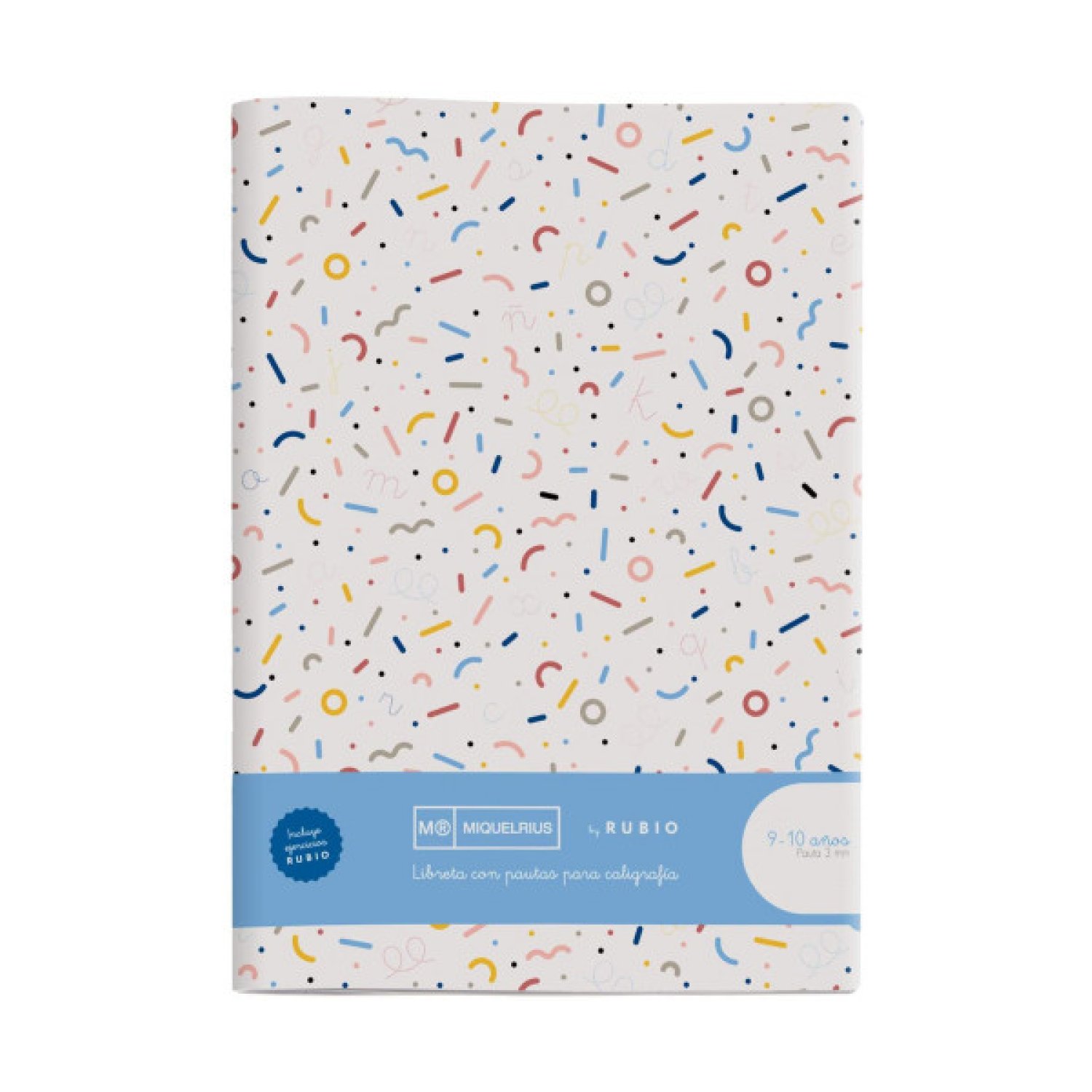 Miquelrius · Cuaderno A4 Grapado · 50 Hojas Pauta 3mm · Con Ejercicios Rubio