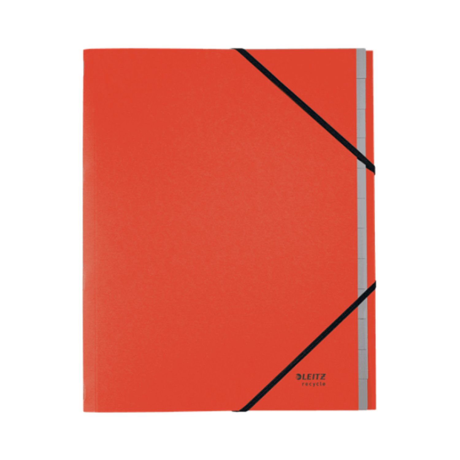 Leitz Carpeta Clasificadora Cartón · 12 Posiciones · A4 · Reciclada · Rojo