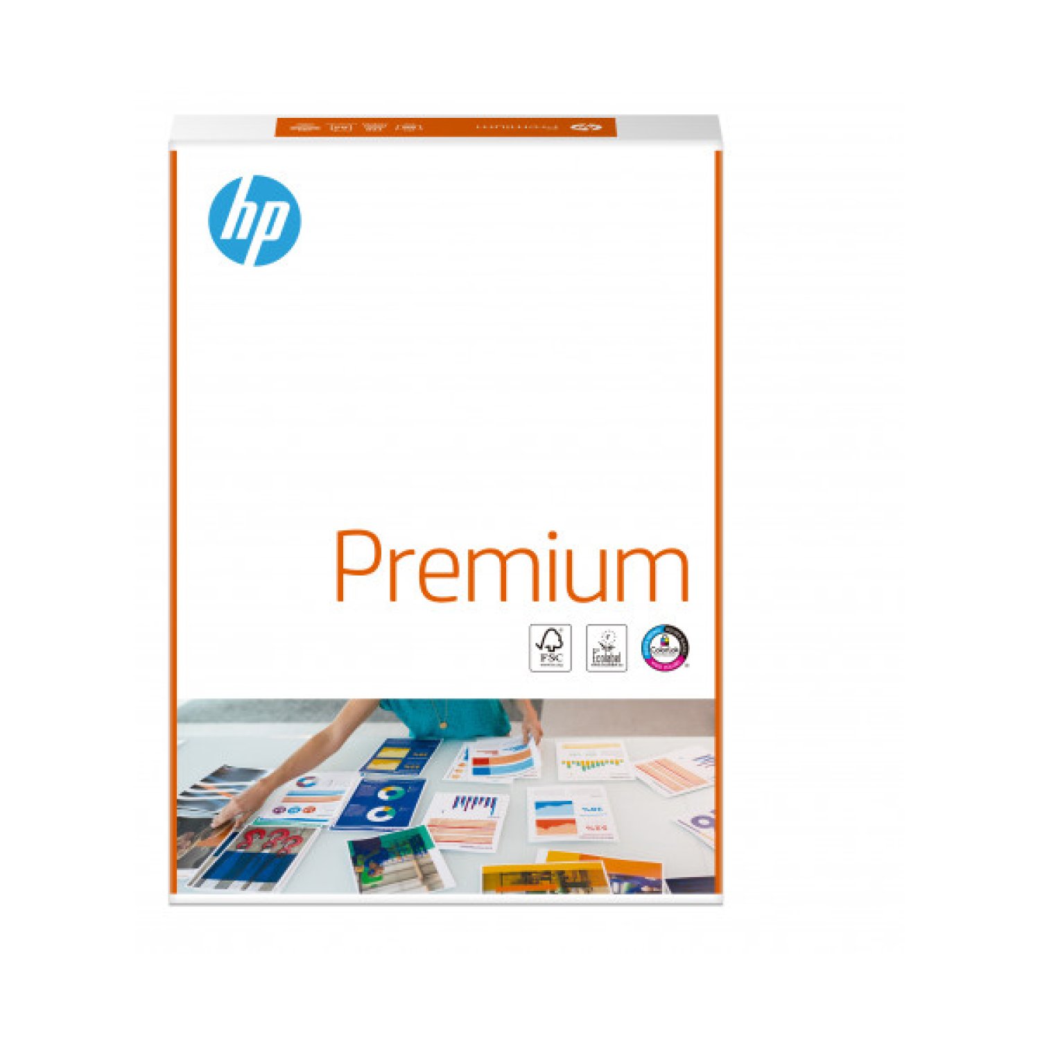 HP · Papel Premium A4 80gr · Pack 250 hojas · Blanco CIE170
