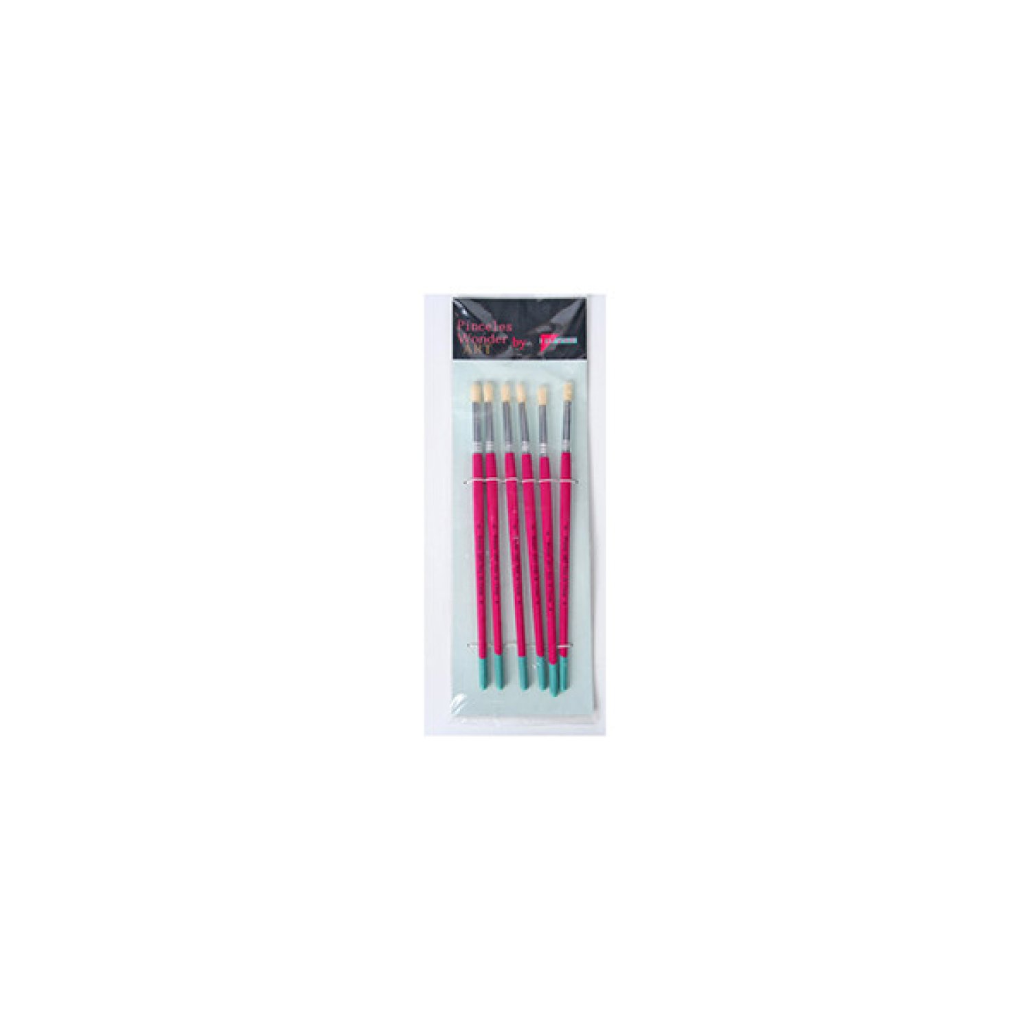 Juego Pinceles Bellas Artes · 6 Piezas · Profesional