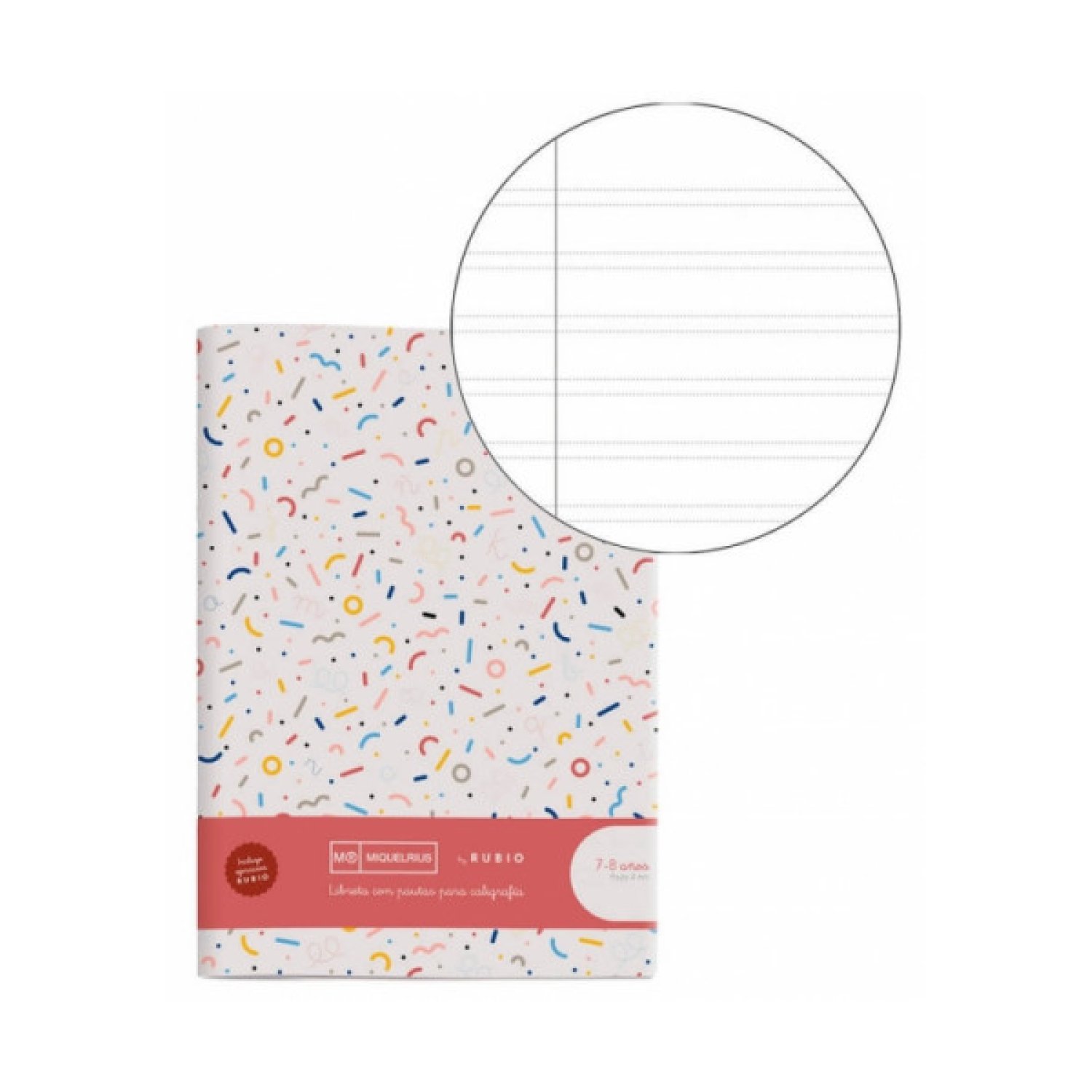 Miquelrius Cuaderno Grapado A4 · 50 Hojas · Pauta 4mm · Ejercicios Rubio