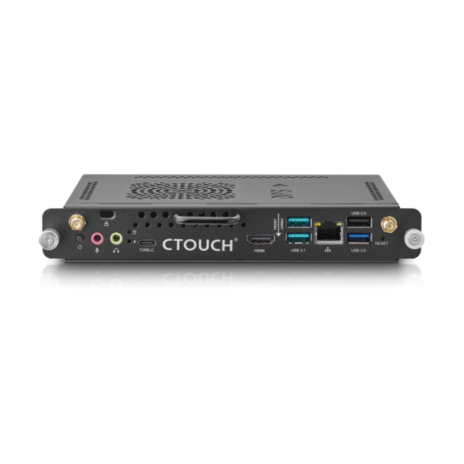 CTOUCH OPS · Mini PC · Intel Core i3-8145U 2,1 GHz · Windows 10 IoT · 800g · Negro