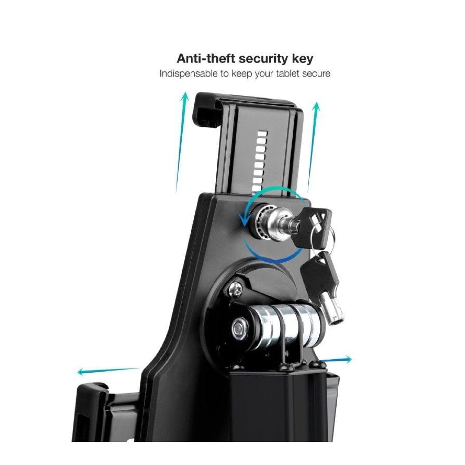 TooQ · Soporte Seguridad Tablet · 10,5" · Negro