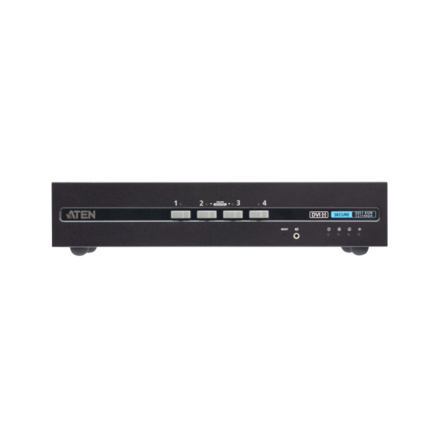 ATEN Switch KVM Seguridad · DVI Dual Display · 4 Puertos USB · PSD PP v4.0