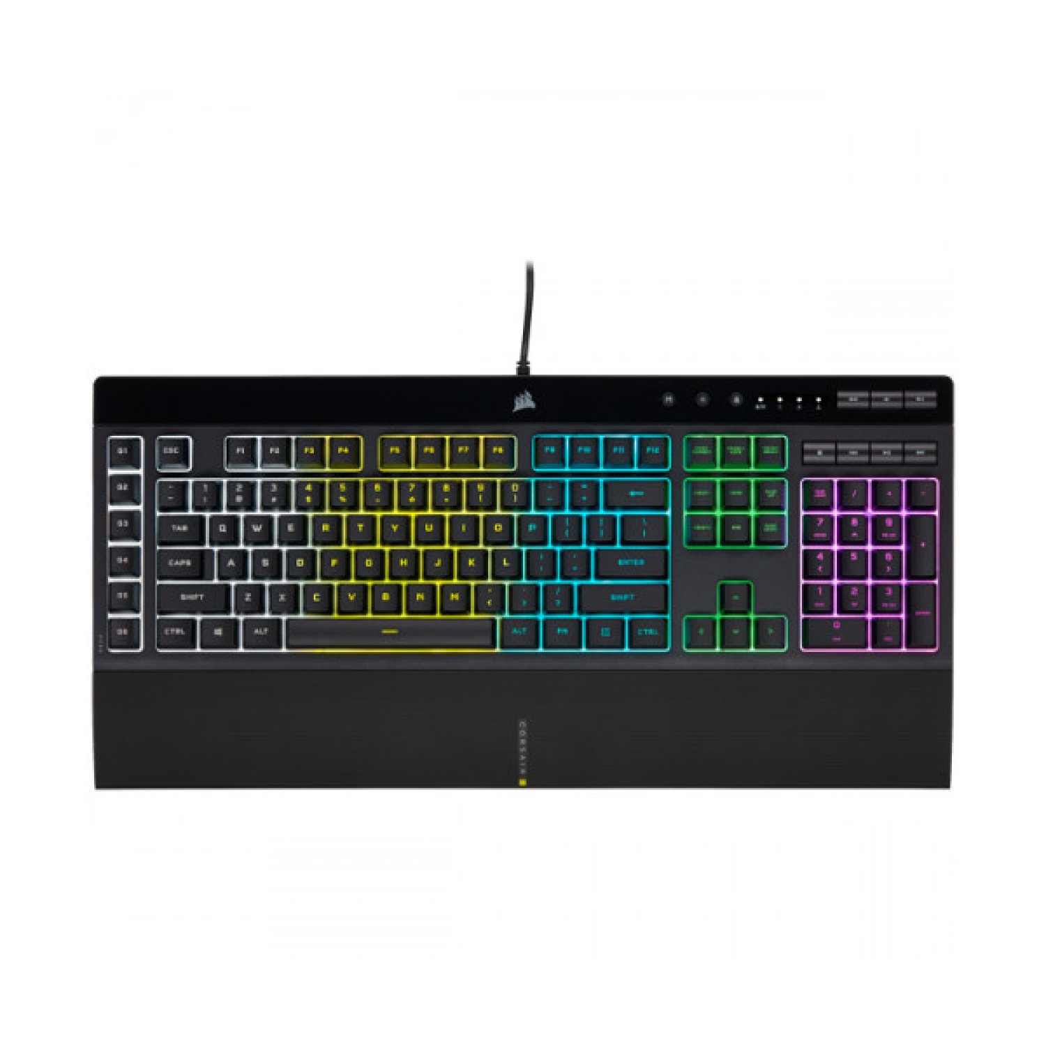 Corsair K55 RGB Pro · Teclado USB · QWERTY Español · Iluminación RGB