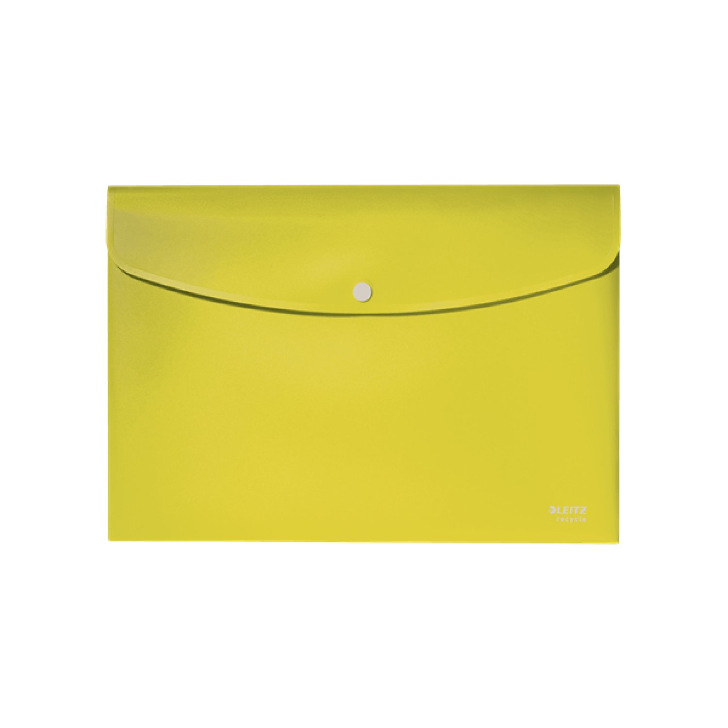Leitz · Sobre Polipropileno A4 · Broche Botón · Reciclable Amarillo