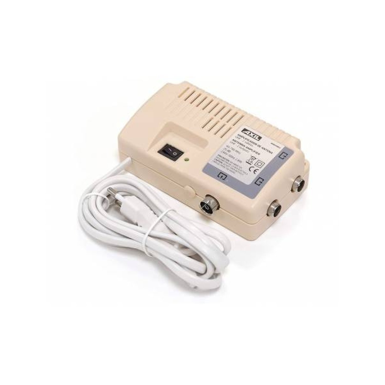 Engel Axis · Amplificador Interior TDT · 25dB · 2 Salidas · Filtro LTE 5G