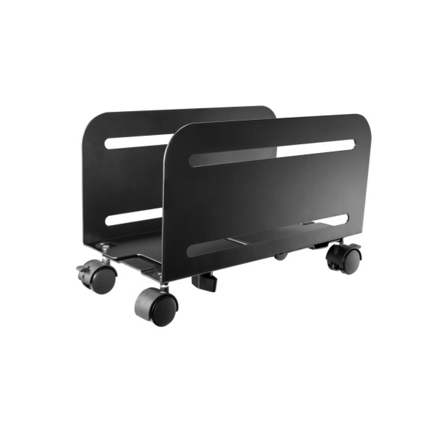 Ewent EW1291 · Soporte CPU con Ruedas · Carro Negro para Equipos Informáticos