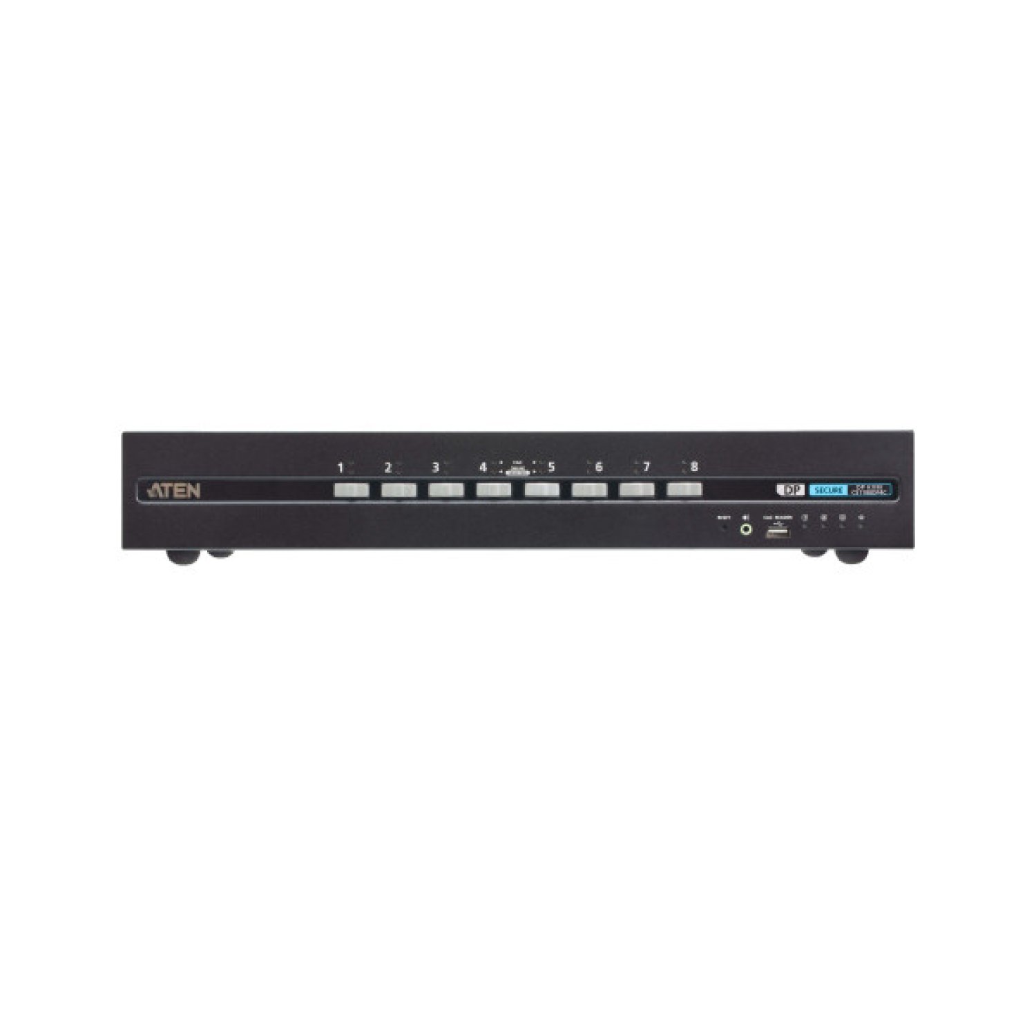Aten KVM Switch Seguridad · 8 Puertos DisplayPort · USB · CAC · PSD PP v4.0