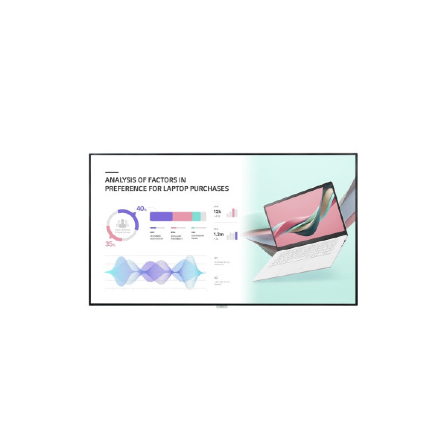 LG 98UH5J-H · Pantalla Señalización Digital · 98" · 4K Ultra HD · 500 cd/m² · WiFi · WebOS