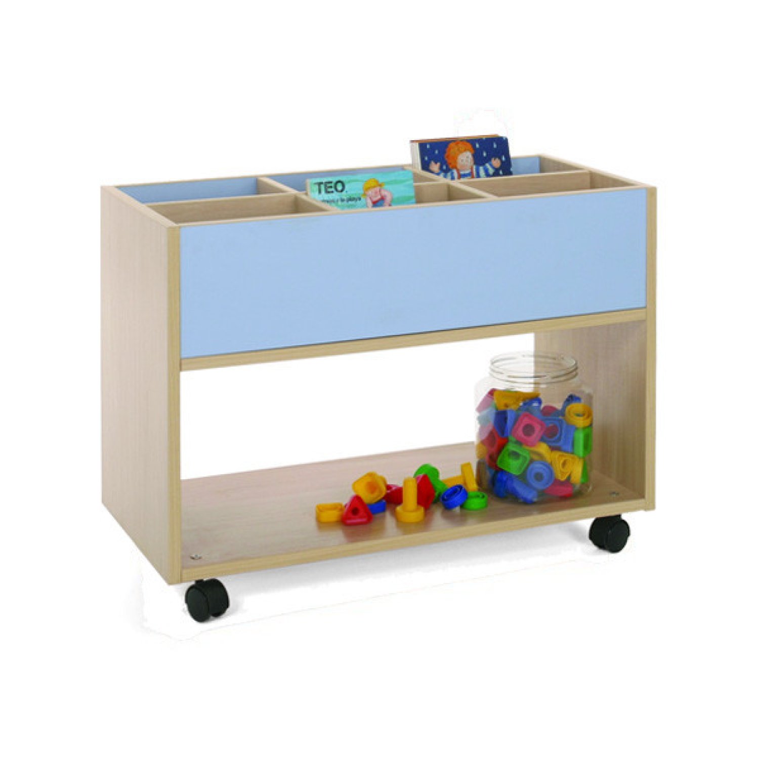 Mobeduc · Carro Librería Alto · Haya · 600904HR18