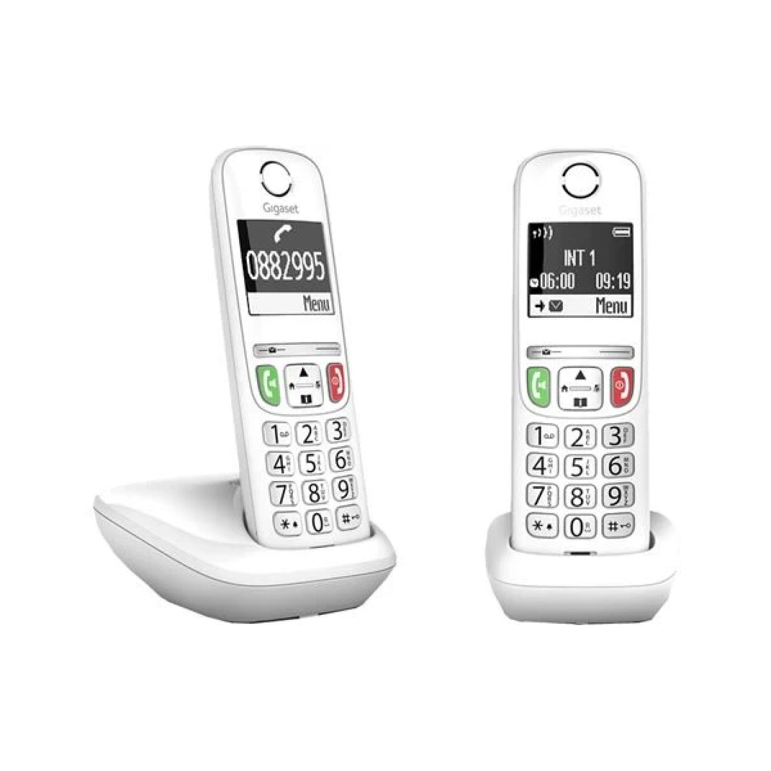 Gigaset E270 DUO · Teléfono Fijo · Blanco