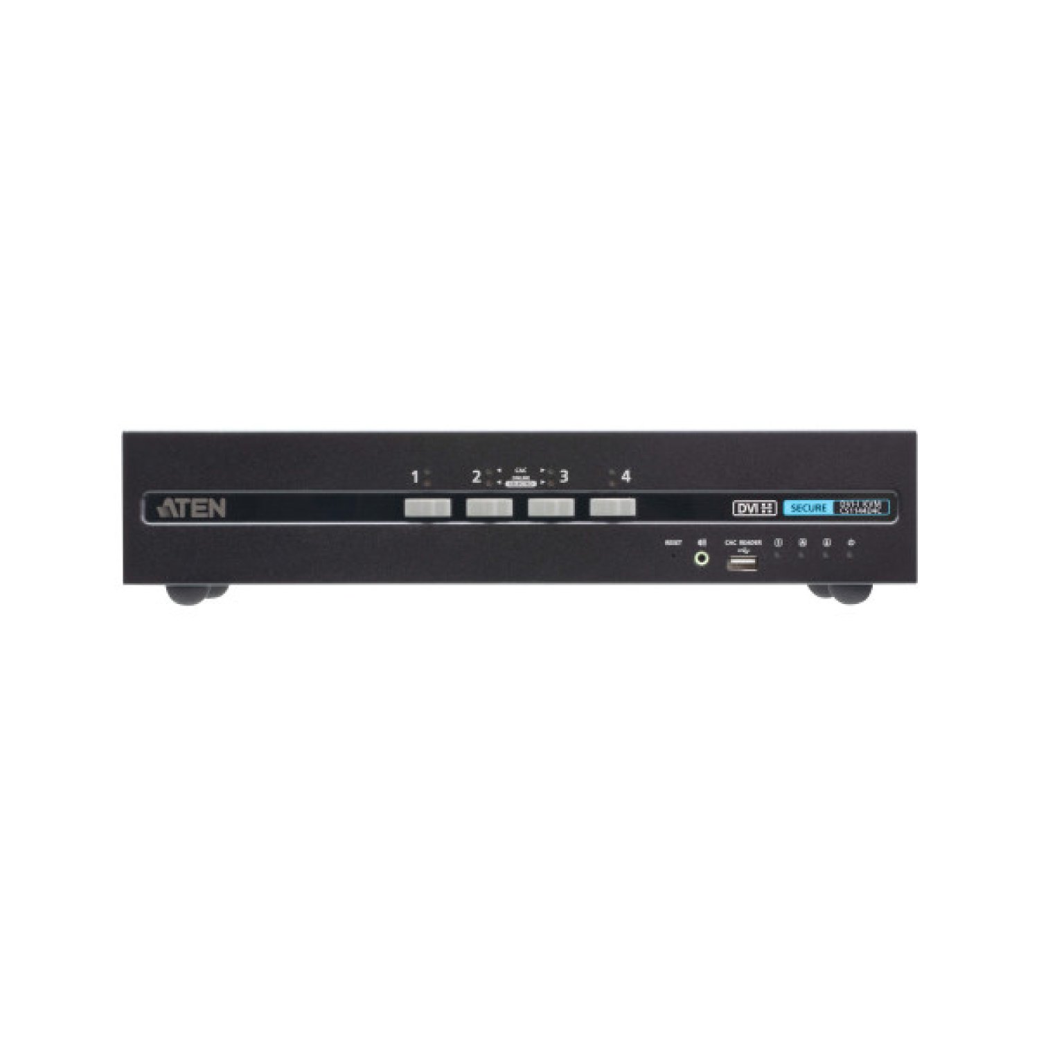 Aten KVM Dual Display DVI · 4 Puertos USB · Seguridad Avanzada CAC · PSD PP v4.0