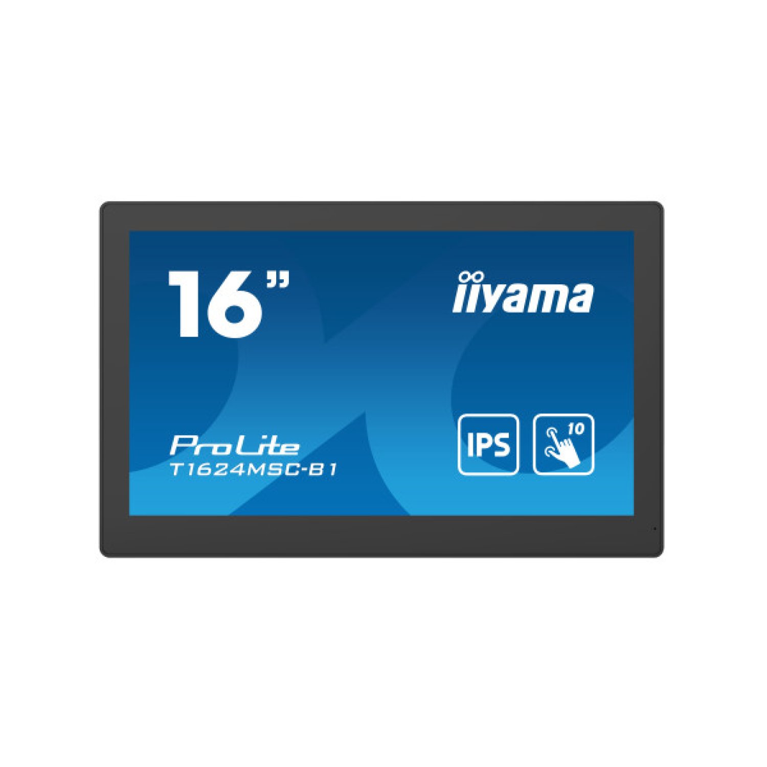 Iiyama T1624MSC-B1 · Monitor Táctil 15,6" · 1920x1080 · 10 Puntos Touch · HDMI · USB