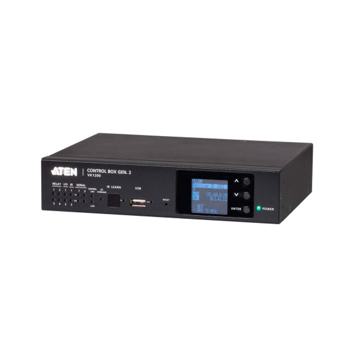 Aten · Procesador de Control · Doble LAN · Formato Compacto · Segunda Generación