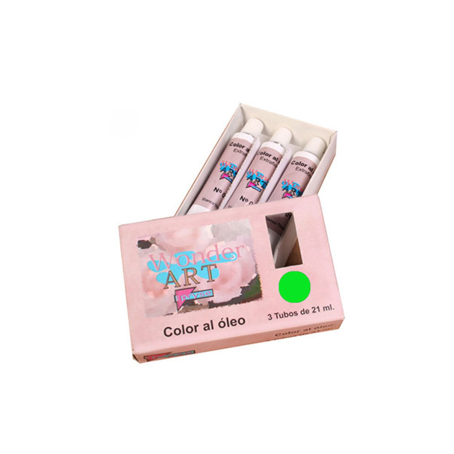 Wonder Art by Pryse · Óleo Nº.48 Verde Savia · 3 Tubos 21ml