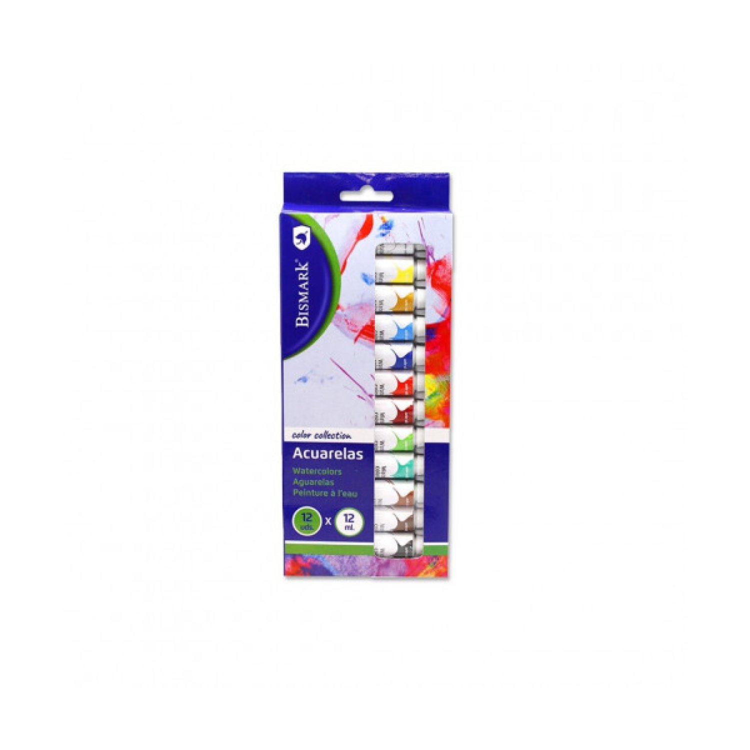 Bismark Pintura Acrílica Multi · 12 ml · Pack 12 Tubos