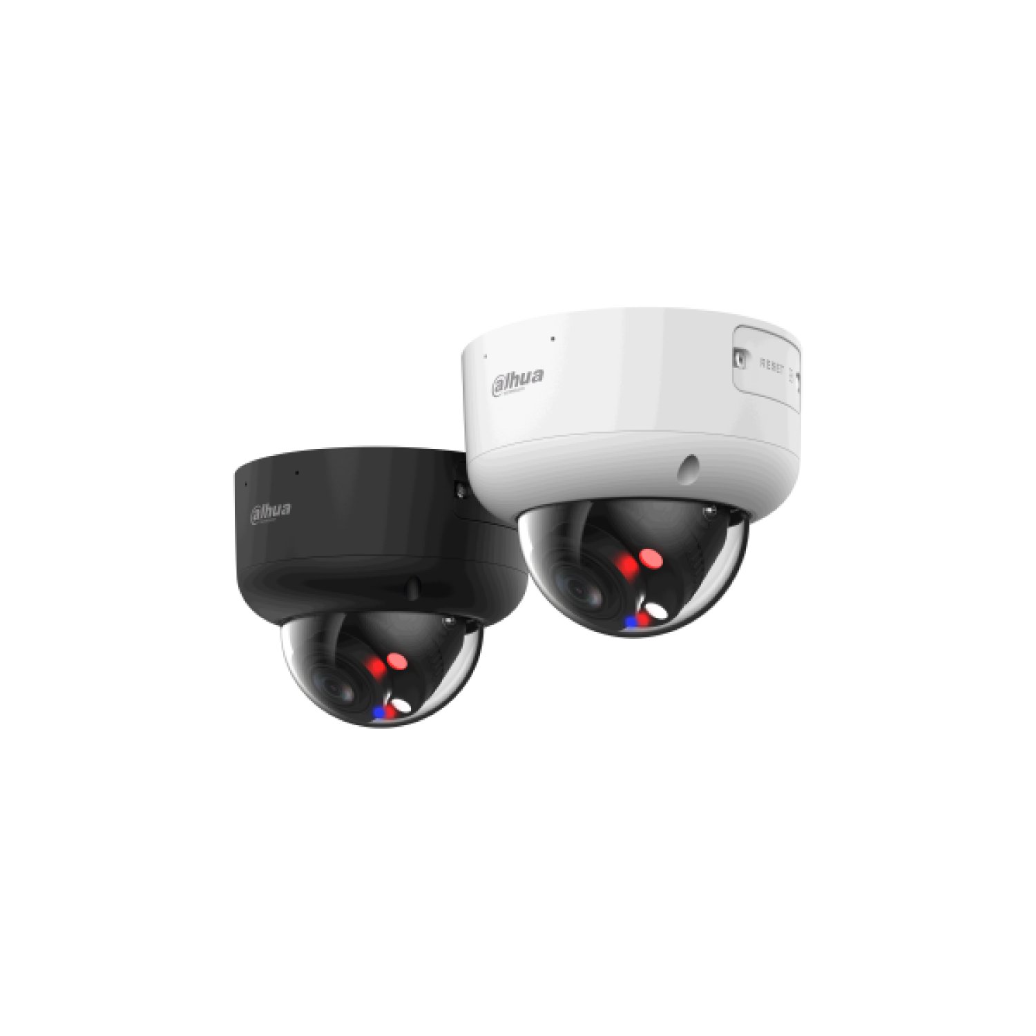 Dahua Cámara IP Domo · 4MP WizSense · Varifocal 2.7-13.5mm · IR Full-Color · PoE · MicroSD 256GB