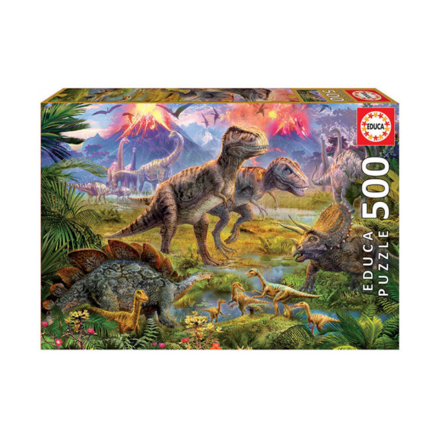 Educa · Puzzle Dinosaur Gathering · 500 Piezas