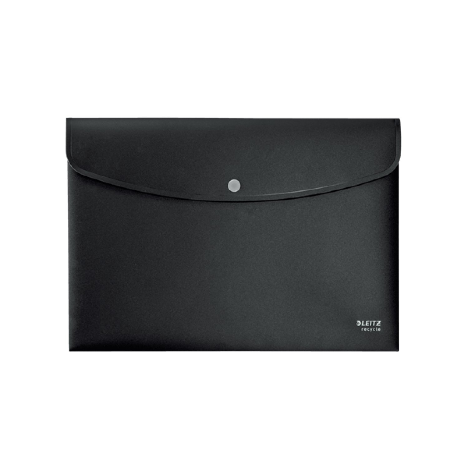 Leitz · Sobres Polipropileno A4 · Broche Botón · Reciclado · Negro