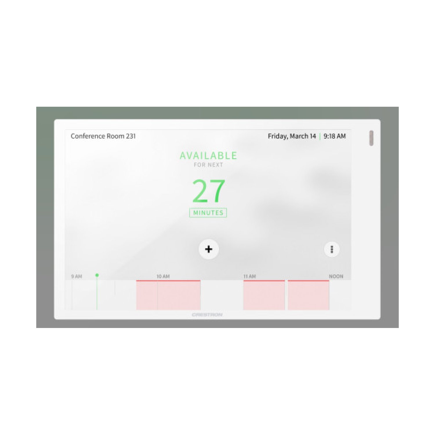 Crestron TSW-770 · Pantalla Táctil Mural 7" · Blanco · Control Audiovisual
