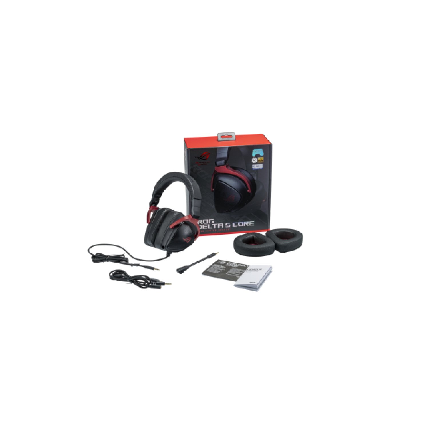 ASUS ROG Delta S Core · Auriculares Gaming Alámbricos · Diadema Negro