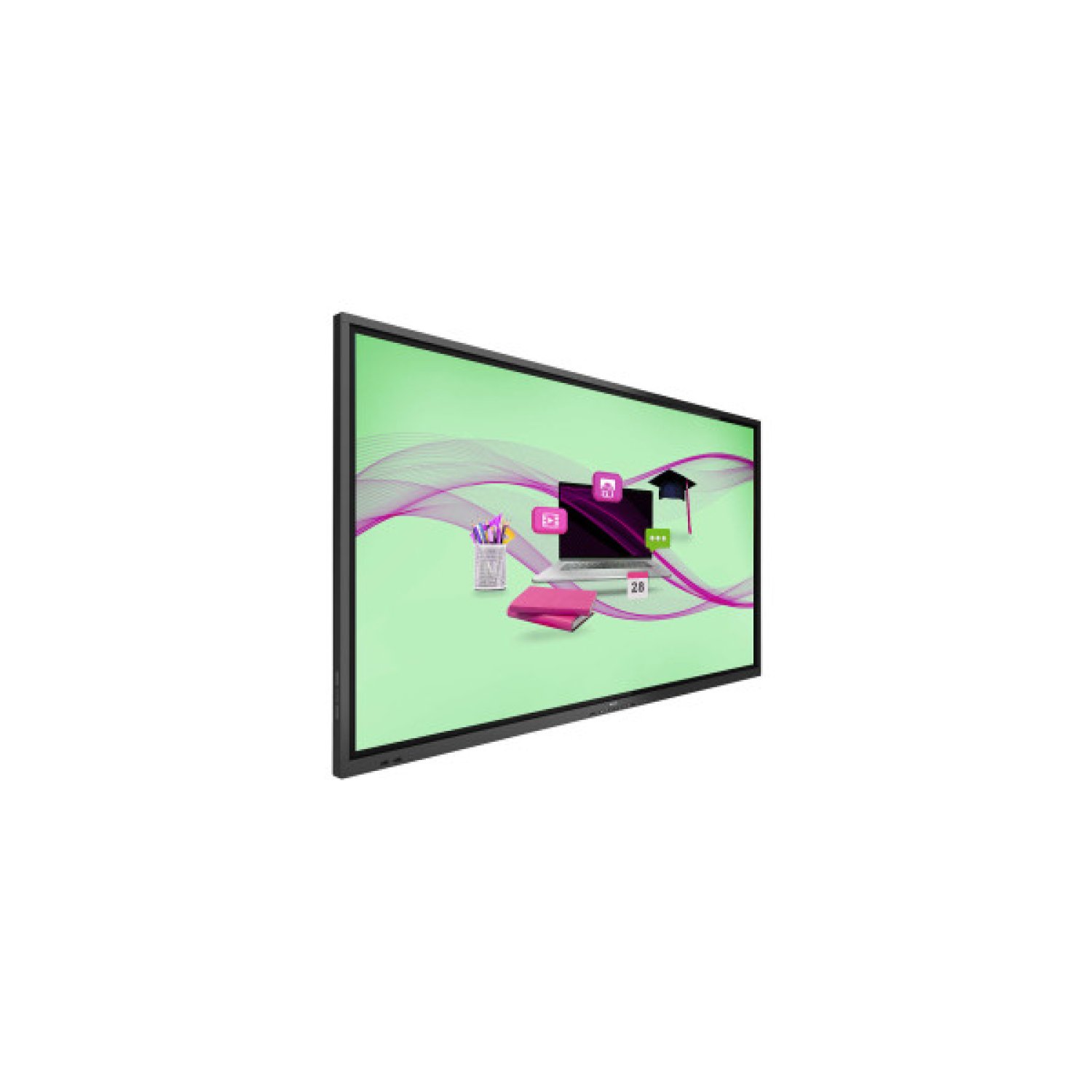 Philips Education Interactive 65" · 4K UHD · Panel IPS 10-bit · 3840x2160 · 350cd/m² · WiFi · OPS