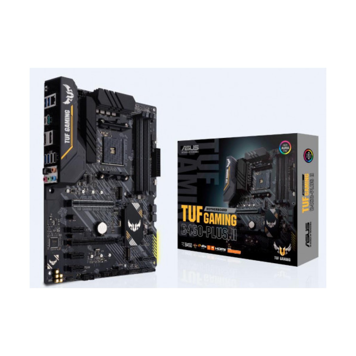 ASUS TUF Gaming B450-Plus II · Placa Base · Socket AM4 · AMD Ryzen