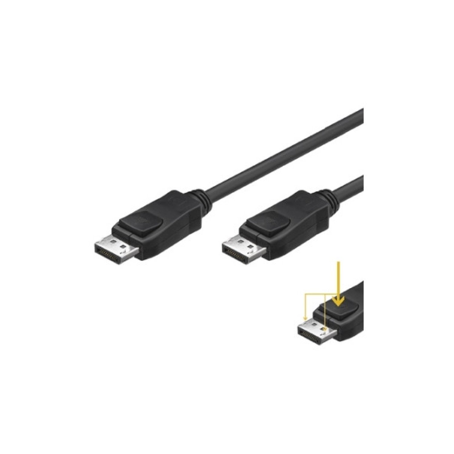 Ewent · Cable DisplayPort · 2 metros · Negro