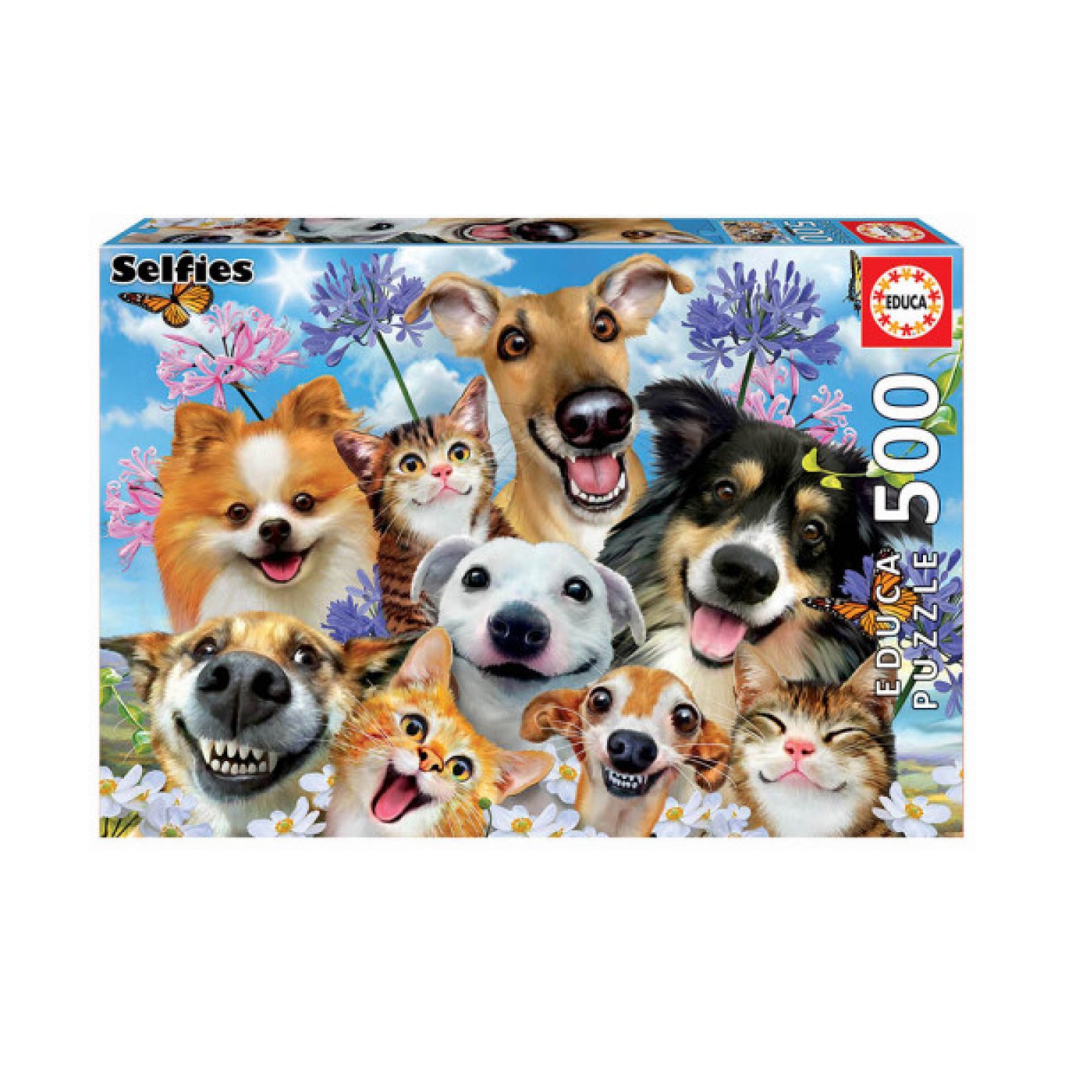 Educa Borrás · Puzzle Rompecabezas · Fun in the sun Selfie · 500 Piezas