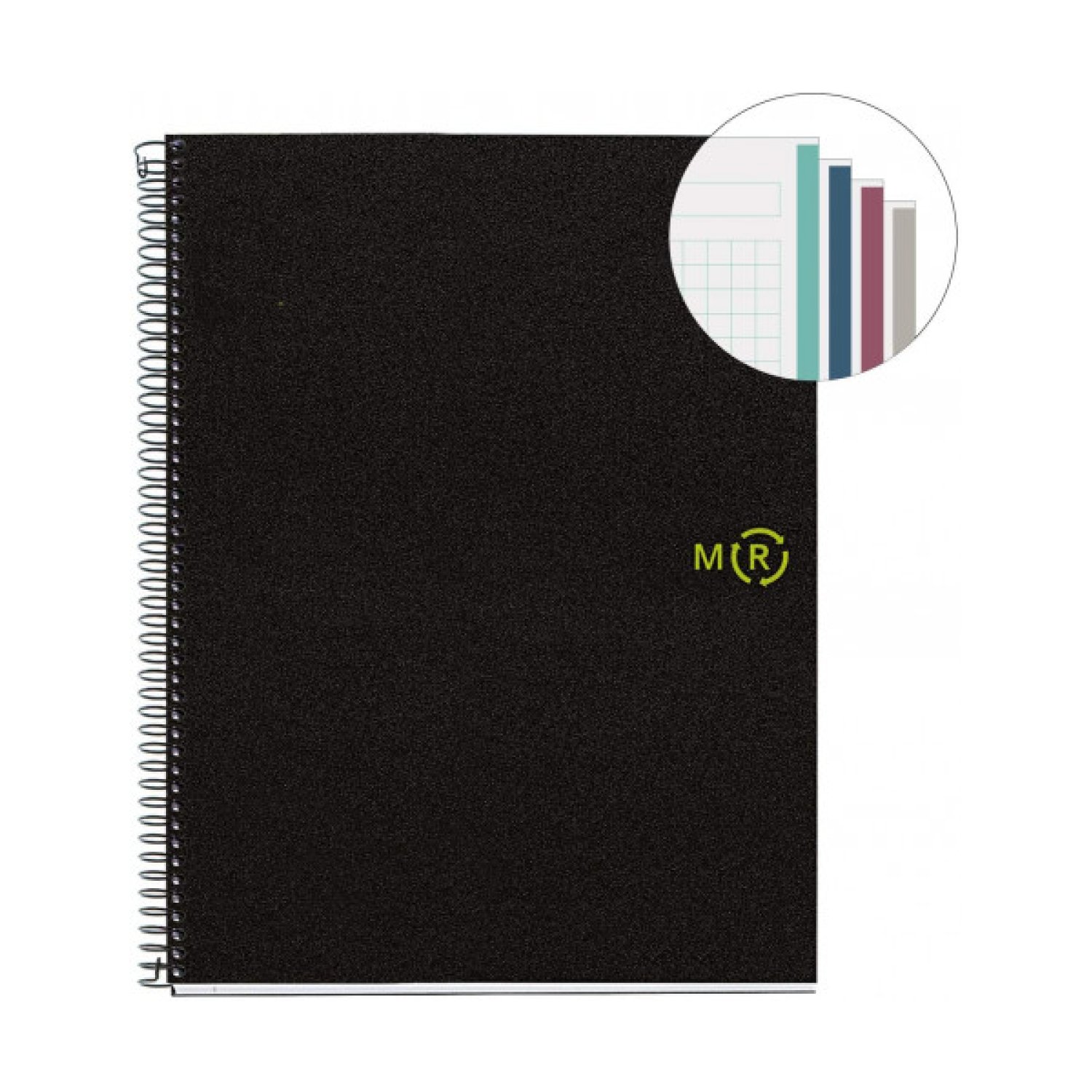 Miquelrius · Cuaderno A4 Reciclado · 120 hojas · Tapas Polipropileno