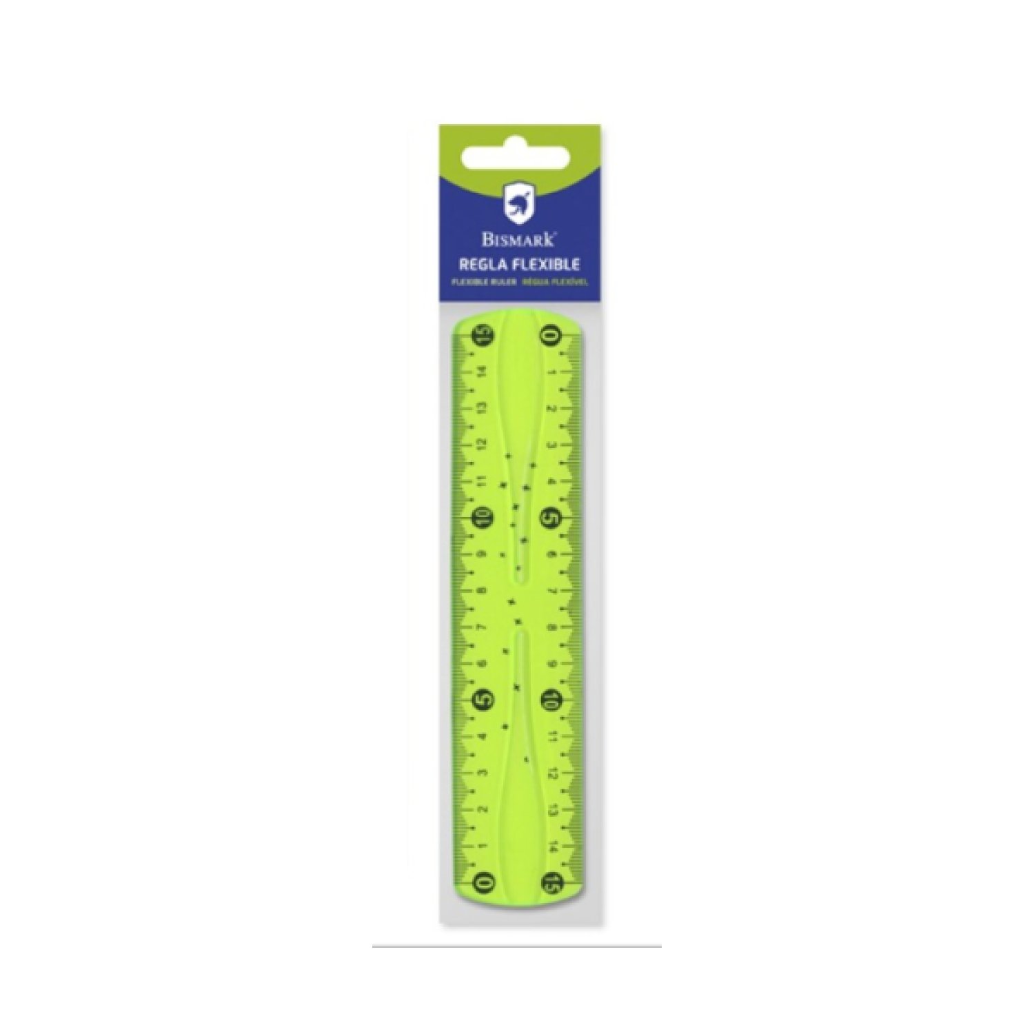 Bismark · Regla PVC Flexible · 15 cm