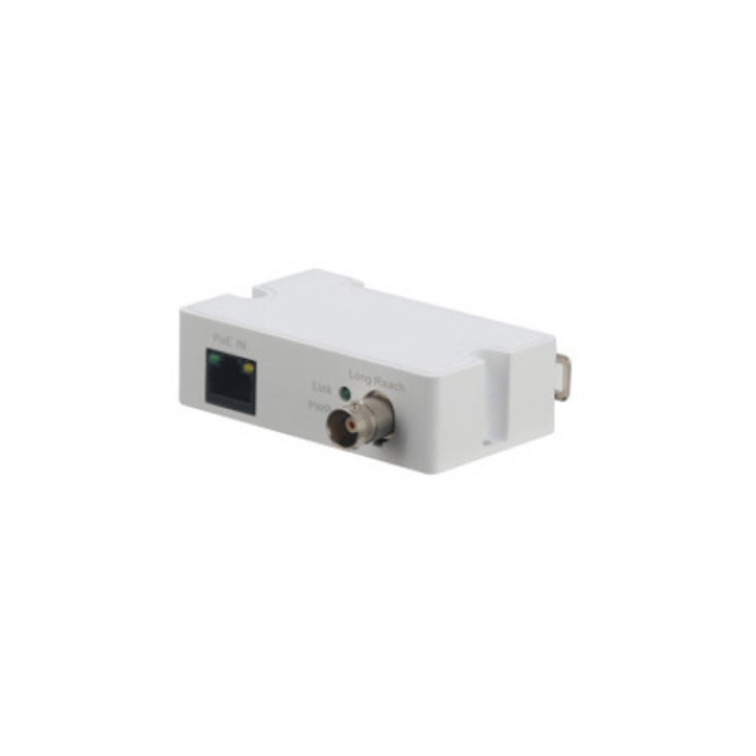 Dahua Convertidor RJ45-BNC · Largo Alcance · 400M/100Mbps · 1000M/10Mbps · Cable Coaxial RG59